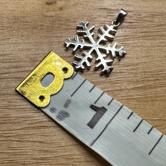 Snow flake (sterling silver) - Picture 3 of 6